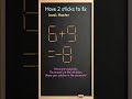 Matchstick Brain Teaser: Move Two Sticks to Fix #492ep6
