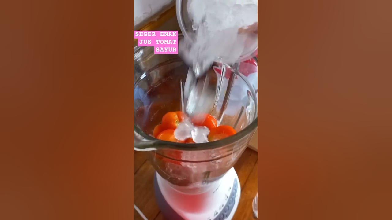 CARA MEMBUAT MINUMAN  TOMAT SAYUR BIKIN INI AJA #youtubeshorts #videoshorts #food #viralvideo