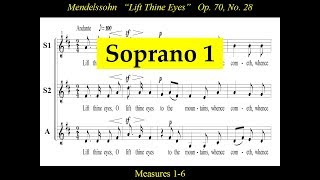 Mendelssohn - OP70 - Elijah -28 Lift Thine Eyes To The Mountains - Soprano1
