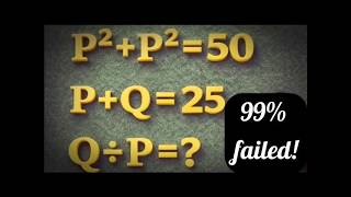 99% failed! Can you do it?#mathiscool  #fastandeasymaths #trending #explore #IQ