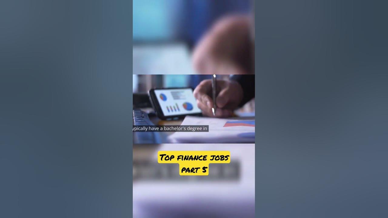 Top Finance Jobs Part 5 YouTube work-from-mobile-work-from-home-jobs-part-time-jobs-bank-jobs-sbi