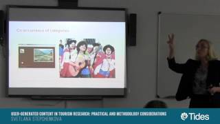 SeminariosTides: USER-GENERATED CONTENT IN TOURISM RESEARCH