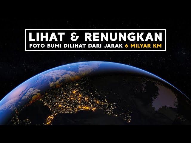 DARI JARAK 6 MILIAR KM !!! INILAH FOTO BUMI TERLIHAT BAGAI DEBU DI ALAM SEMESTA class=