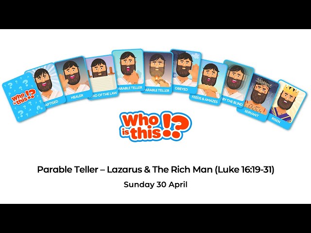 30-Apr-2023: Lazarus & the Rich Man (Luke 16:19-31)