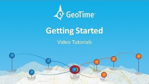GeoTime Getting Started Series Intro