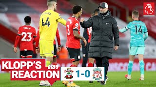 Klopp’s Reaction: Boss on Saints defeat & more | Southampton vs Liverpool