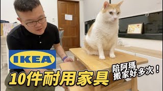【IKEA十件耐用家具!陪阿瑪搬家好多次!】志銘與狸貓