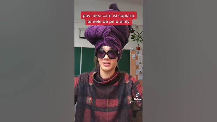 Alea care isi copiaza temele de pe brainly