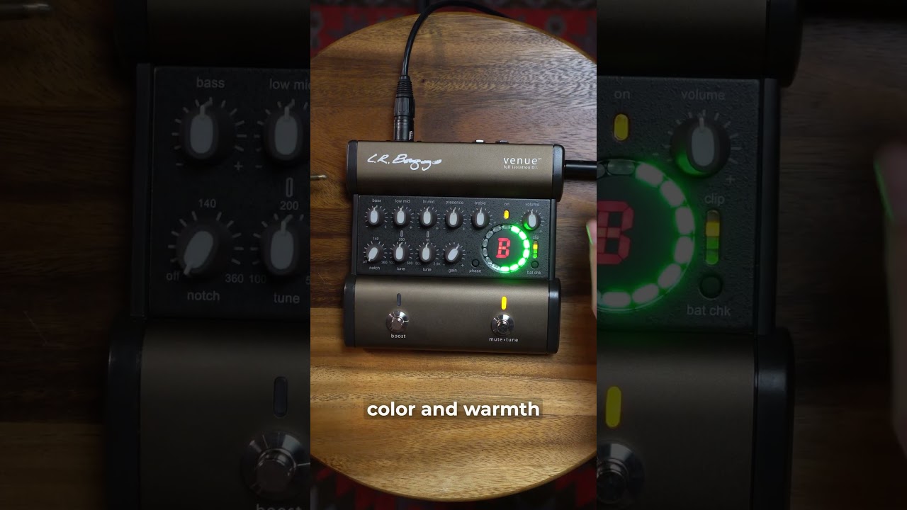 LR Baggs Venue DI Acoustic Guitar Preamp & DI Pedal - 897042002181