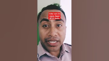 COBA CARA INI AGAR DAPAT BPJS GRATIS #bpjskesehatan #bpjsgratis #shorts