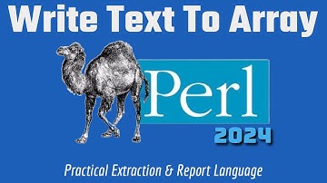 Perl Programming: Copy File Text Into Array 2024