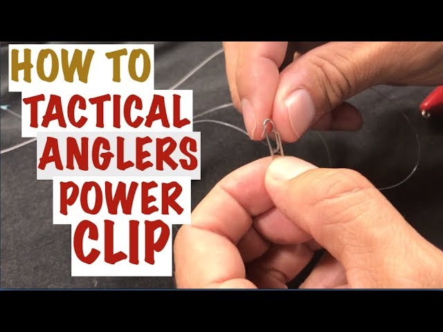 HOW TO TACTICAL ANGLER CLIP for QUICK CHANGING Fishing Lures 