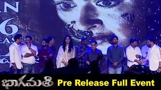 Bhaagamathie Pre Release Event | Anushka | Unni Mukundan | #Bhaagamathie