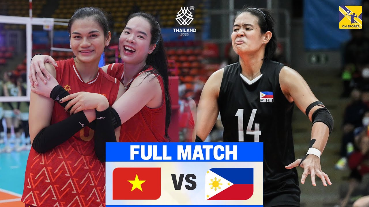 FULL HD | VIỆT NAM vs PHILIPPINES | Như Quỳnh - Thanh Thúy thăng hoa bắn phá khiến Solomon khóc thét