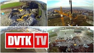 Elbontották a Diósgyőri Stadiont | 2017. január 11. | DVTK TV