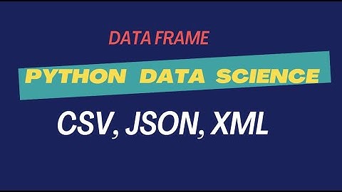Python Data Science Tutorial: Importing CSV, JSON, & XML Files in One Go!
