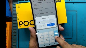 POCO C55 DPI Option On (Sensitivity Increase)