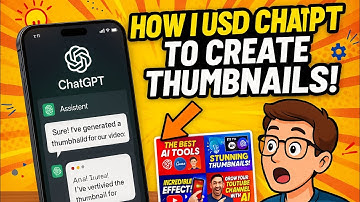How I Use ChatGPT to Create Stunning YouTube Thumbnails (Free & Fast!)