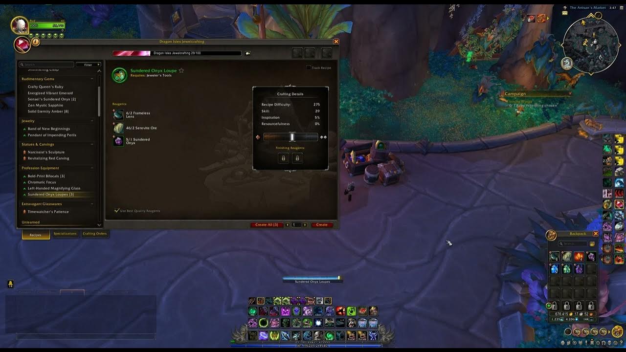 How to get a Profession Accessory for Jewelcrafting, WoW Dragonflight