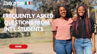 FREQUENTLY ASKED QUESTIONS ABOUT STUDYING IN ITALY | Study in Italy 2024