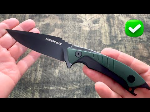 This Budget Knife Cuts Like Butter! | Mossy Oak 14C28N Fixed Blade