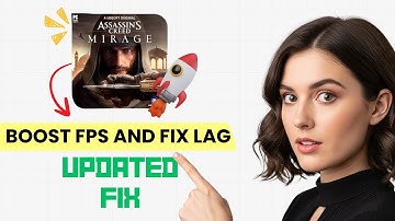 How to BOOST FPS and FIX LAG in Assassin