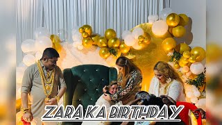 Zara ka birthday☺️/Bhot accha laag😇/And pari aaj chali gyi hoor hamare sath hai🥰