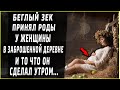 Беглый зек принял роды у женщины в глухой деревне, а узнав кто отец,  созрел план