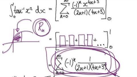 Video 2820 - Definite Integral arctan(x^2) - Series - Practice