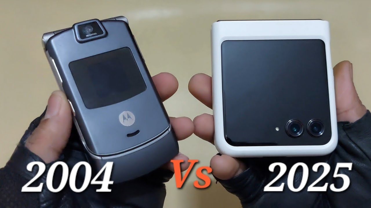 First Razr Phone The Original Razr V3 vs. The New Razr 60 | 20 Years of Flip Phones # ...