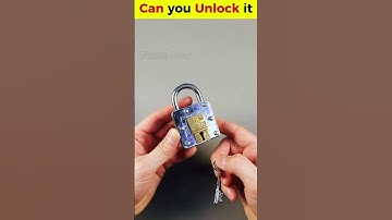 Can you unlock the lock within10 seconds | Key Lock Puzzle - Puzzle Pony #puzzlepony #logicalthink