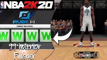 In NBA 2k20 I took my 99 interior finisher to the 1v1 rush and dominated !!!