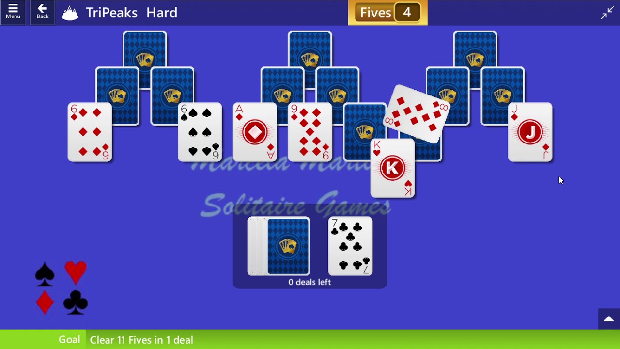 Microsoft Solitaire Collection Tripeaks Hard June 17 2015