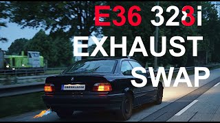 Bmw e36 323i Exhaust Change to 328i