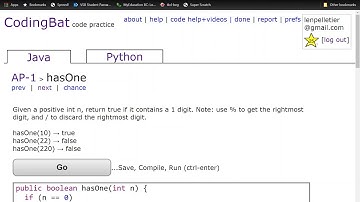hasOne AP-1 CodingBat question