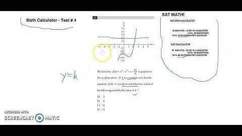 Intro SAT Math Format & Sample SAT Question (Test 4/Question 30 -Calculator Section) #SATMath