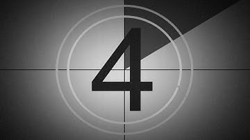 Old Movie COUNTDOWN  v 687  9 to 1 Timer with sound effects 4K , , ,