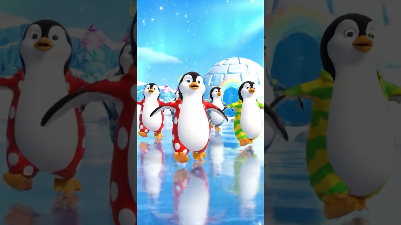 Penguin Pajama Parade | Cute 3D Penguin Dance Rhyme for Kids 