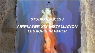 Studio Process for Legacies in Paper Exhibition - Sara Garden Armstrong.