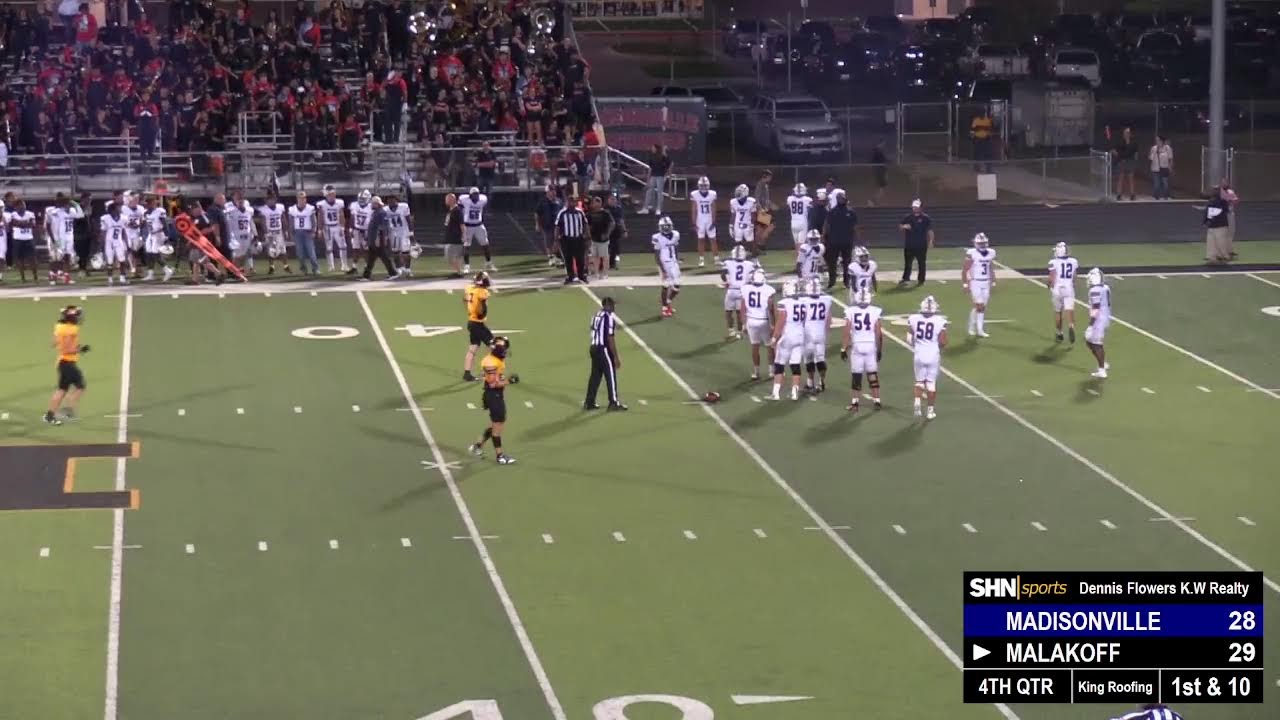 High School Football - Madisonville Mustangs vs Malakoff Tigers - 9/13/2024