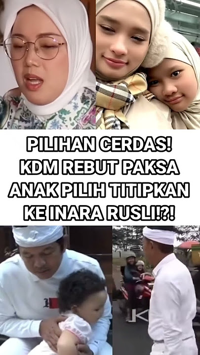 SMART CHOICE! KDM FORCES CHILD TO CHOOSE TO ENROLL HIM WITH INARA RUSLI!?! #kdm #inararusli #vira...