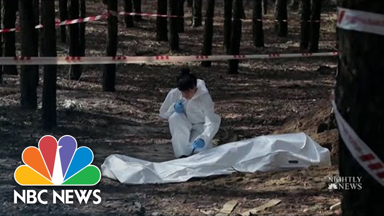 Investigators Search For More Bodies In Ukrainian Town’s Mass Grave