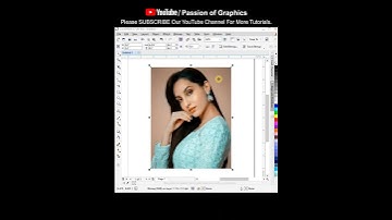 Convert Image to Vector in CorelDraw #shorts #coreldraw