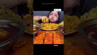 Chikcen biryani rice peces 😋🙏 #mukbang #gameskhelkarpaisekai #campingcooking #chicken #ekmotahathig