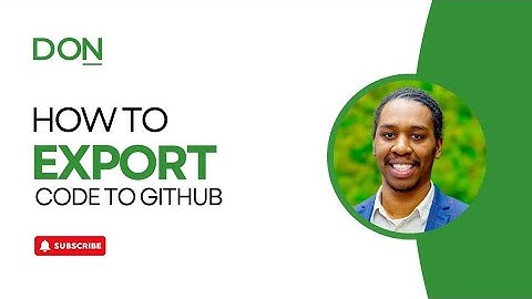 How to export FlutterFlow code to GitHub