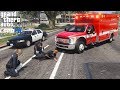 GTA 5 Paramedic Mod LAFD Rescue Ambulance Responds To Shots Fired At LAPD