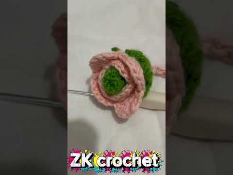 Crochet flower #crochet #crochetbag #crochetcrosai #knittig