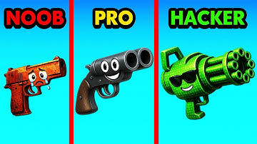 NOOB vs PRO vs HACKER WEAPON