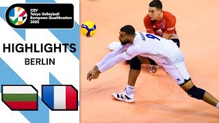 Bulgaria vs. France - Highlights | CEV Men's Tokyo Volleyball Qualification 2020