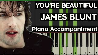 James Blunt - You're Beautiful - Piano Tutorial